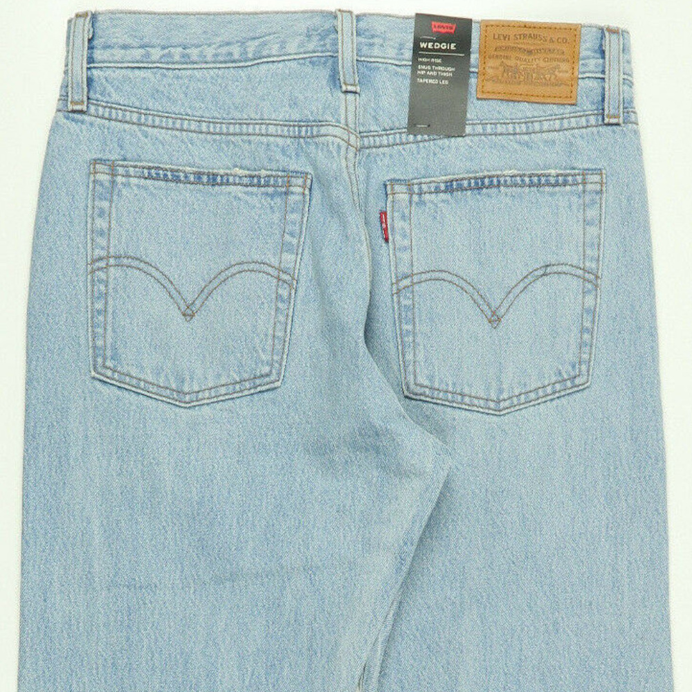 Levis Premium Wedgie Fit Destroyed Raw Hem Jeans - Picture 4 of 8